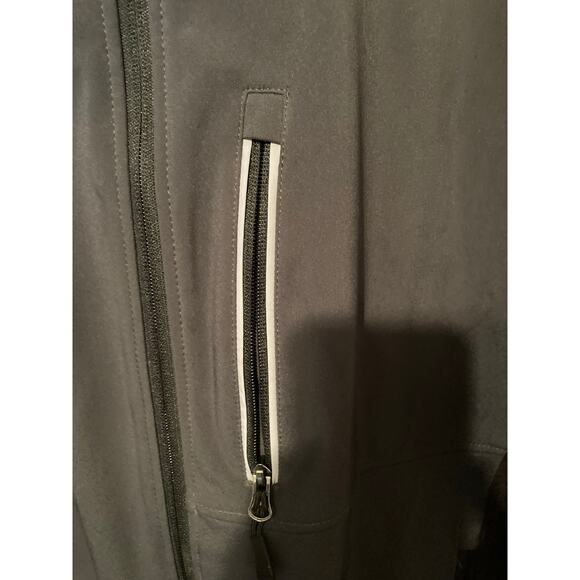 Sharp Looking Carbon Black Free Tech Jacket XL 46-48 Polyester/ Spandex no hood - Picture 6 of 9